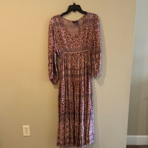 Angie Multicolor Long Sleeve Dress